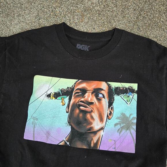 Vtg Y2k DGK Don't be a Menace to South Central Graphic Skate Hip Hop T Shirt M - Picture 2 of 5